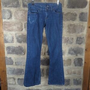 Mng By Mango Claudia Mid Rise Bootcut Denim Jeans Medium‎ Blue Woman's Size 4